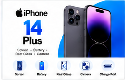 iPhone 14 Plus repair services at Laptop Workshop