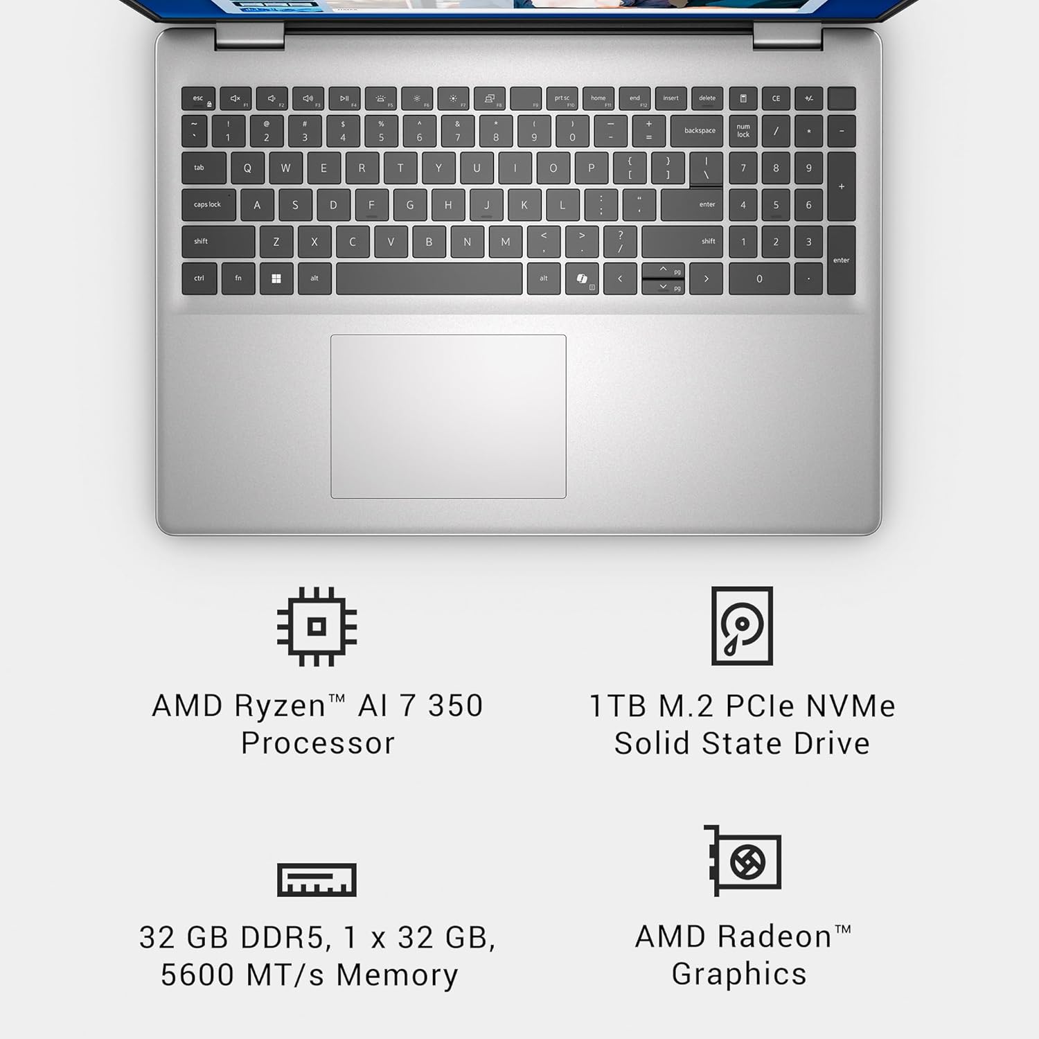 Dell Pro 16 - Intel Ultra 5 16GB 256GB SSD Win11 Pro Laptop