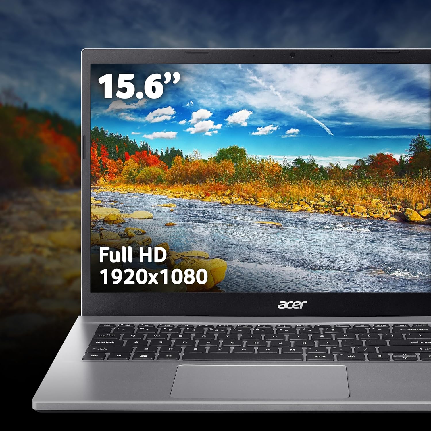 Acer Aspire 3 Laptop – Intel Core i5-1235U | 8GB RAM | 512GB SSD | 15.6" Full HD | Windows 11 | Silver