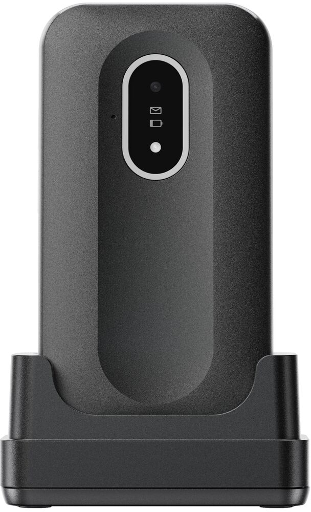 Doro Leva L20 4G Black White with charging cradle