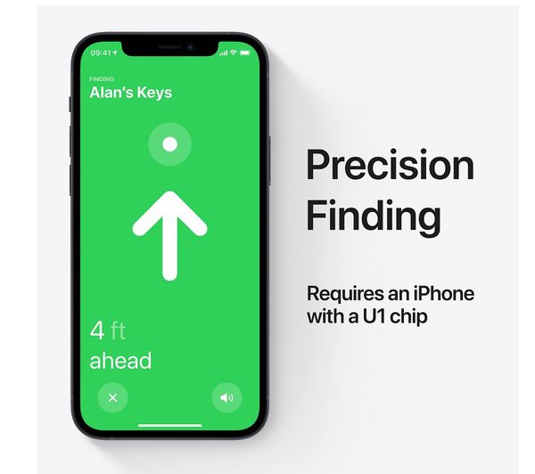 Apple AirTag Bluetooth Tracker - Pack of 4