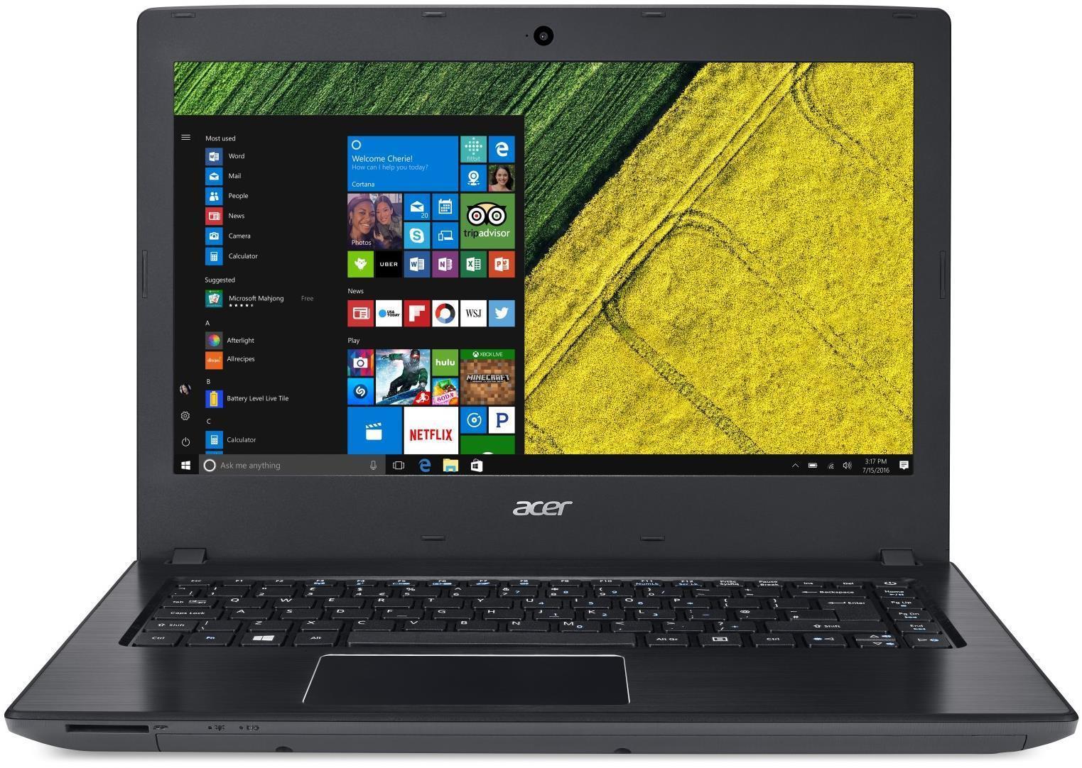 Acer Aspire E5 Intel i3 8GB 1TB 8 Hour Battery Windows 10