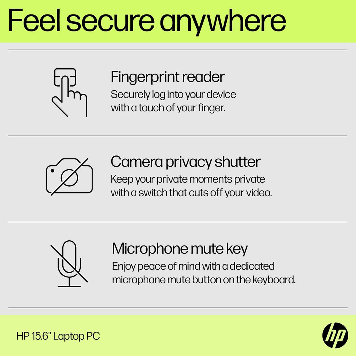 HP 15.6-inch Full HD Laptop Intel Core i3-N305 8GB RAM 512GB SSD
