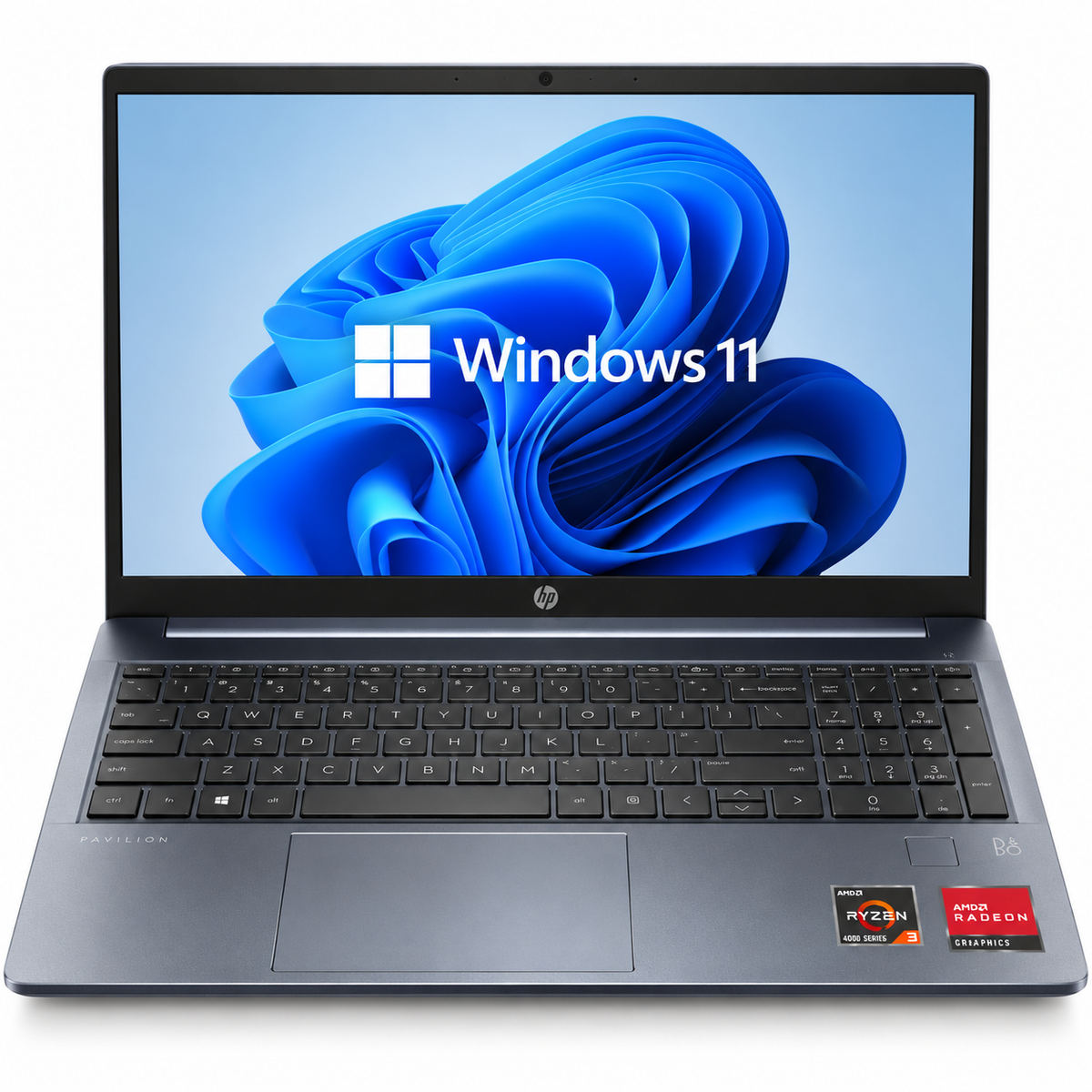 HP Pavilion 15 Ryzen 3 4000 series refurbished laptop with Windows 11