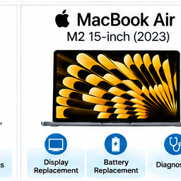 MacBook Air 15-inch M2 A2941 repair service