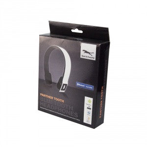 Panther Bluetooth Stereo Headphones For iPhone/iPad/Android Phones/Android Tablets - Black