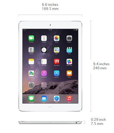 iPad Air Wi-Fi 16GB - Silver