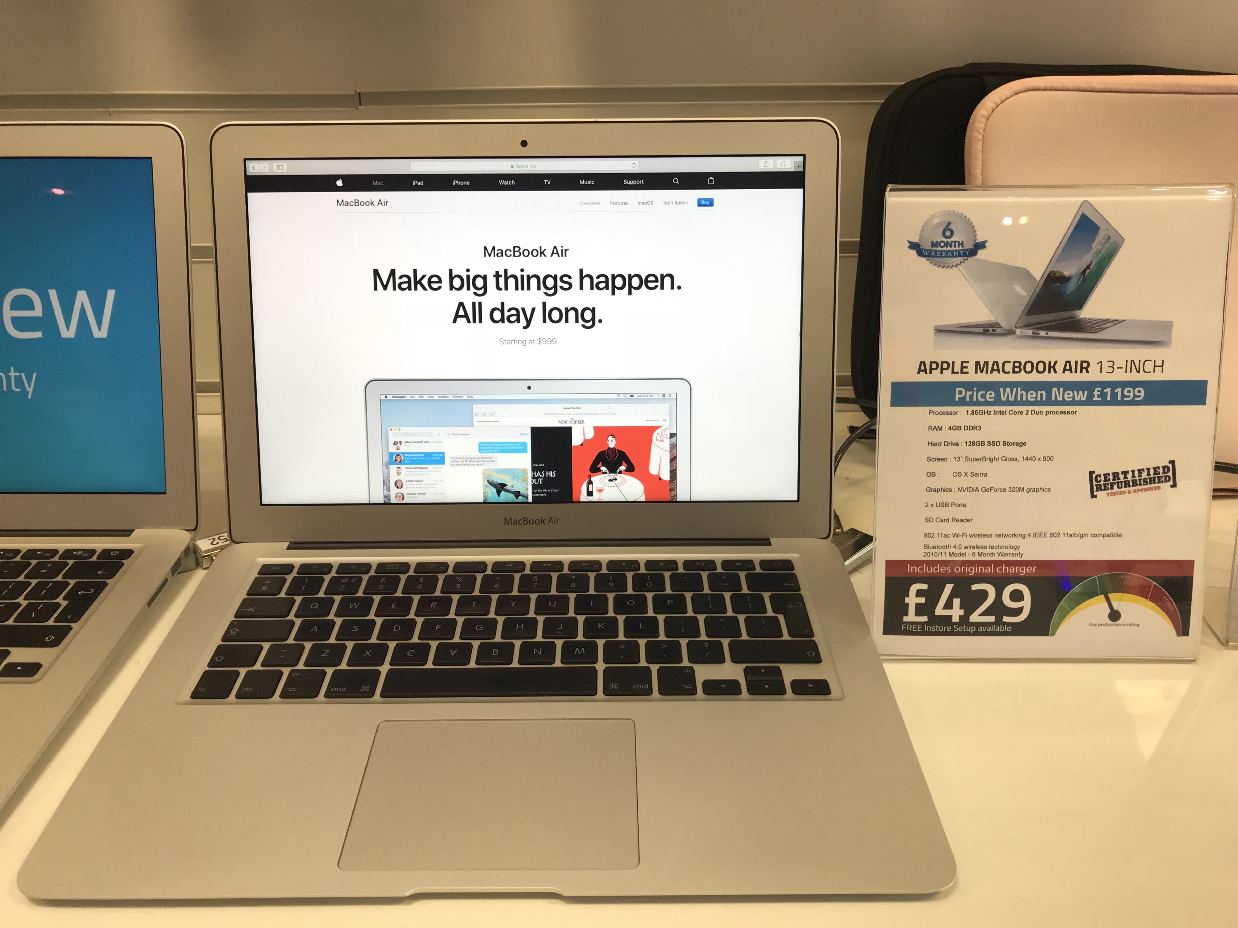 Apple Macbook Air 13-inch Core2Duo 4GB 128GB 2010/11