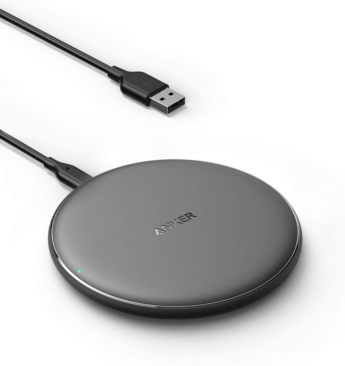 Anker Wireless Charger, PowerWave Pad Qi-Certified 10W Max