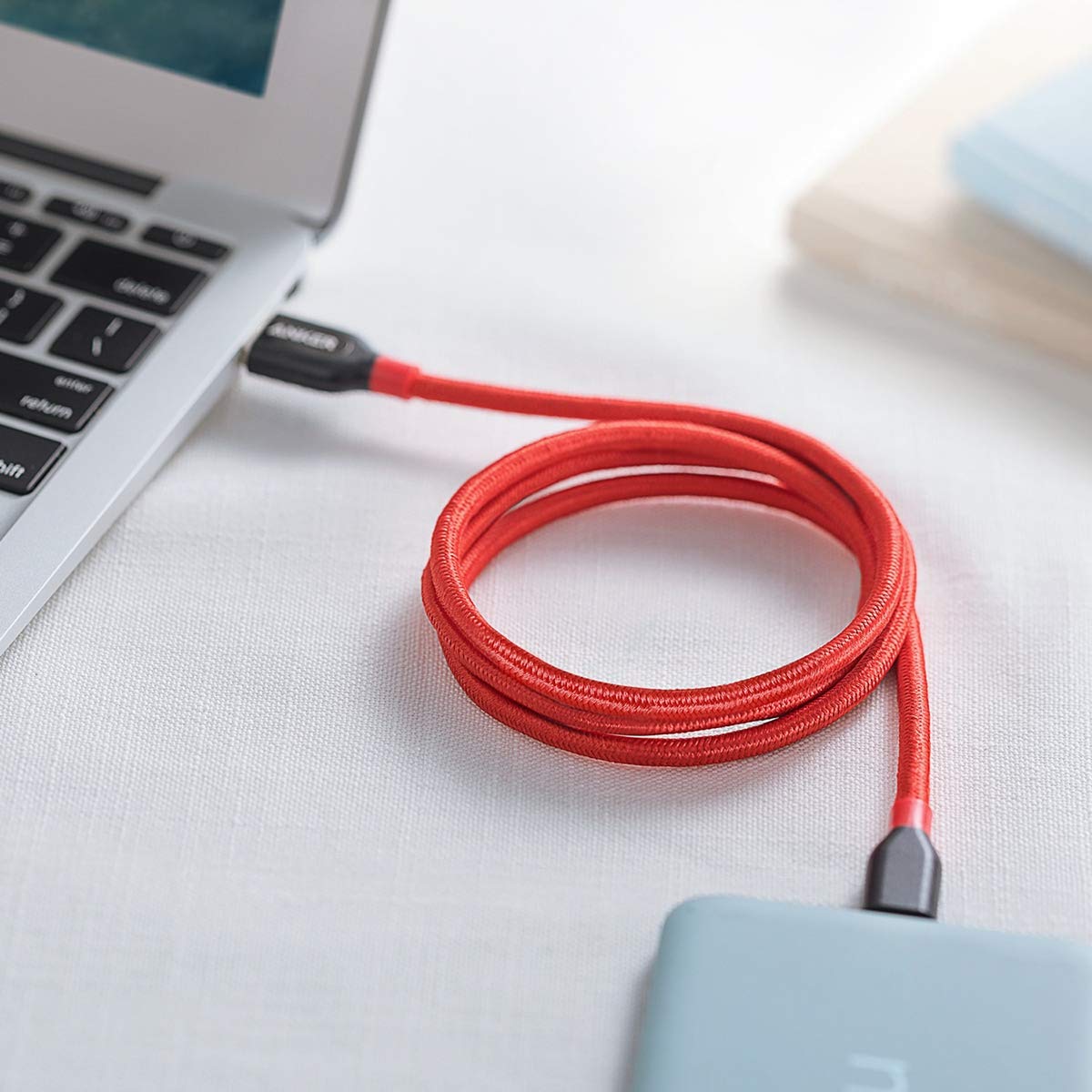 Anker USB C Charger Cable, PowerLine+ USB-C to USB 3.0 charger cable (3ft/0.9m), High Durability Type C Braided Charging Cable