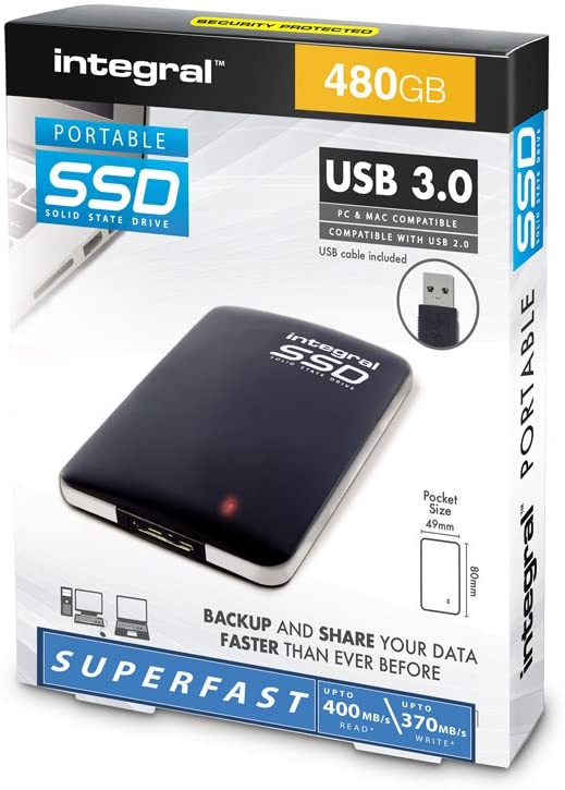 Integral 480GB Portable Solid State Drive USB 3.0