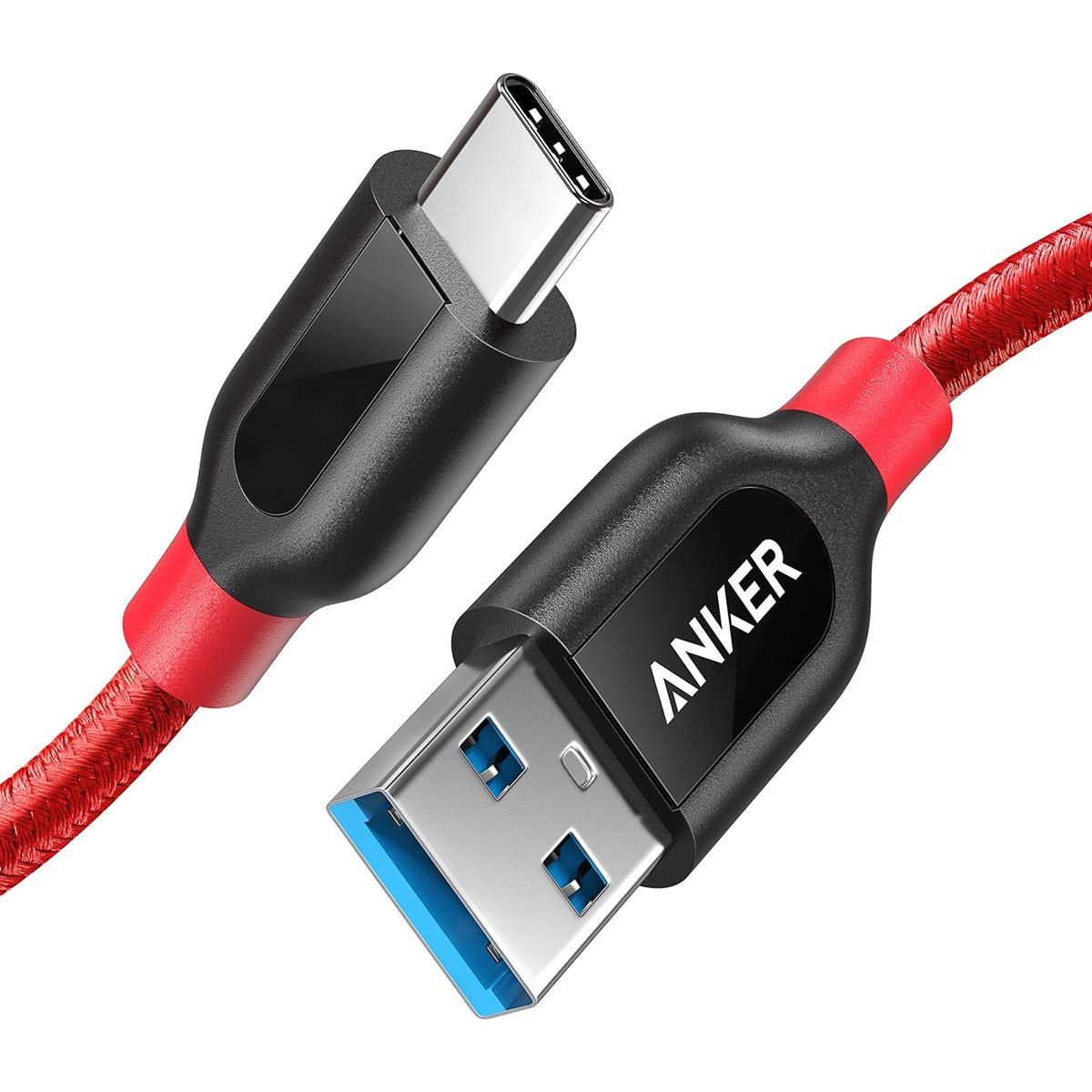 Anker USB C Charger Cable, PowerLine+ USB-C to USB 3.0 charger cable (3ft/0.9m), High Durability Type C Braided Charging Cable