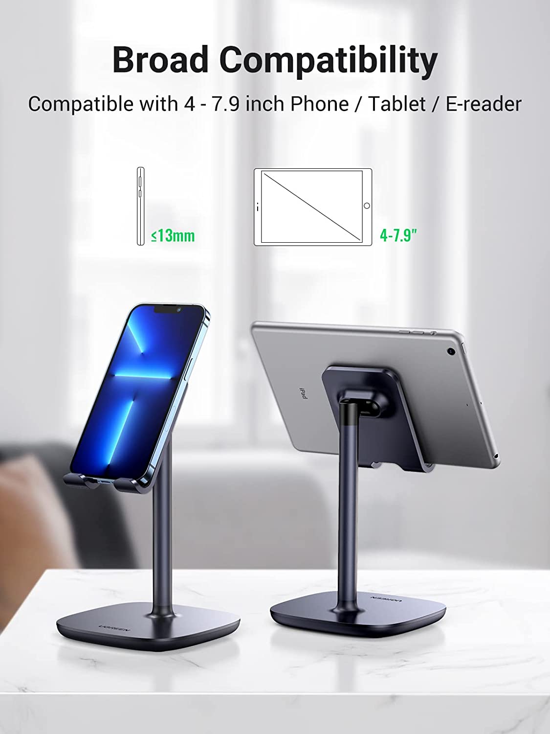 Desk Phone Stand/Holder with Adjustable Angle