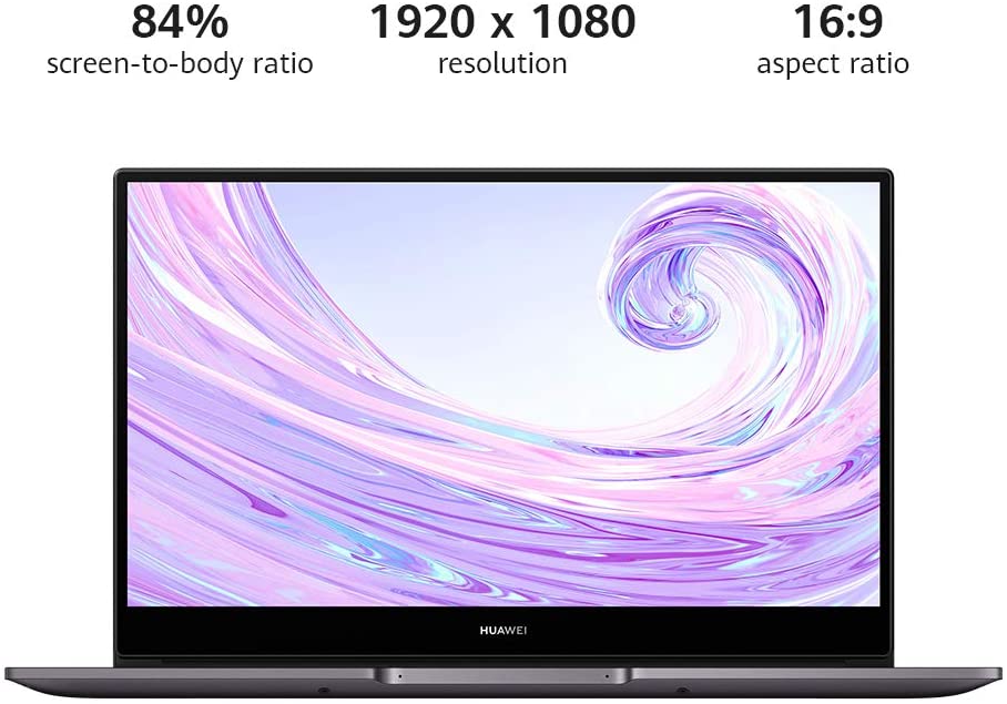 HUAWEI MateBook D 14 - 14 Inch Laptop with FullView 1080P FHD Ultrabook PC AMD Ryzen 5, 8 GB RAM, 256 GB SSD, Windows 10 Home, Multi-Screen Collaboration