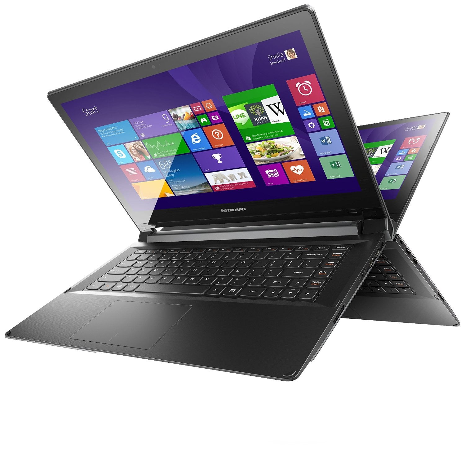 Lenovo Flex 2D 14-inch Multimode Touchscreen - AMD E1-6010 1.35 GHz, 4 GB RAM, 500 GB HDD, Webcam, HDMI, Bluetooth, Wi-Fi, Windows 8.1