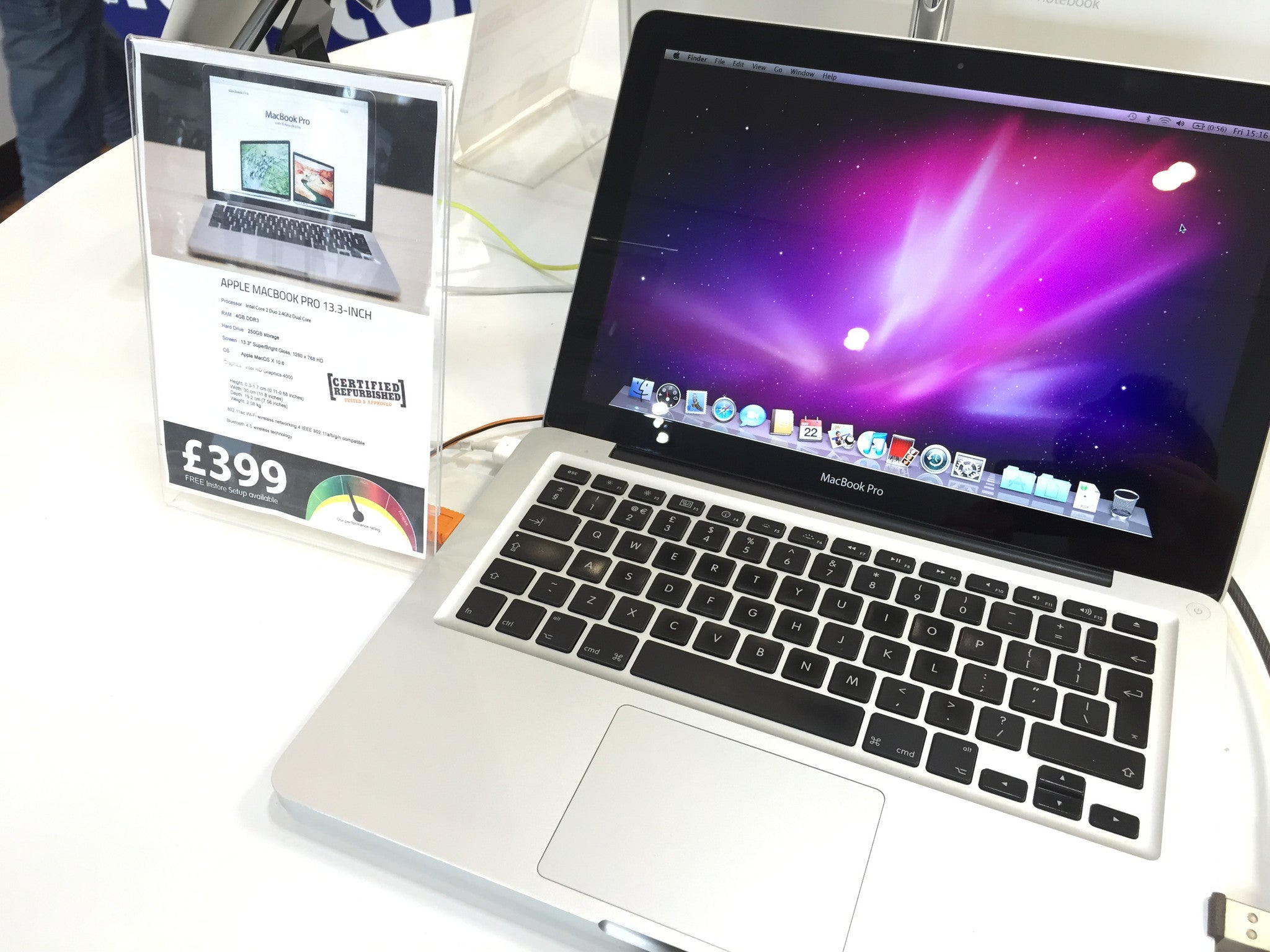 Apple Macbook Pro 13-inch: 2.4GHz 2010