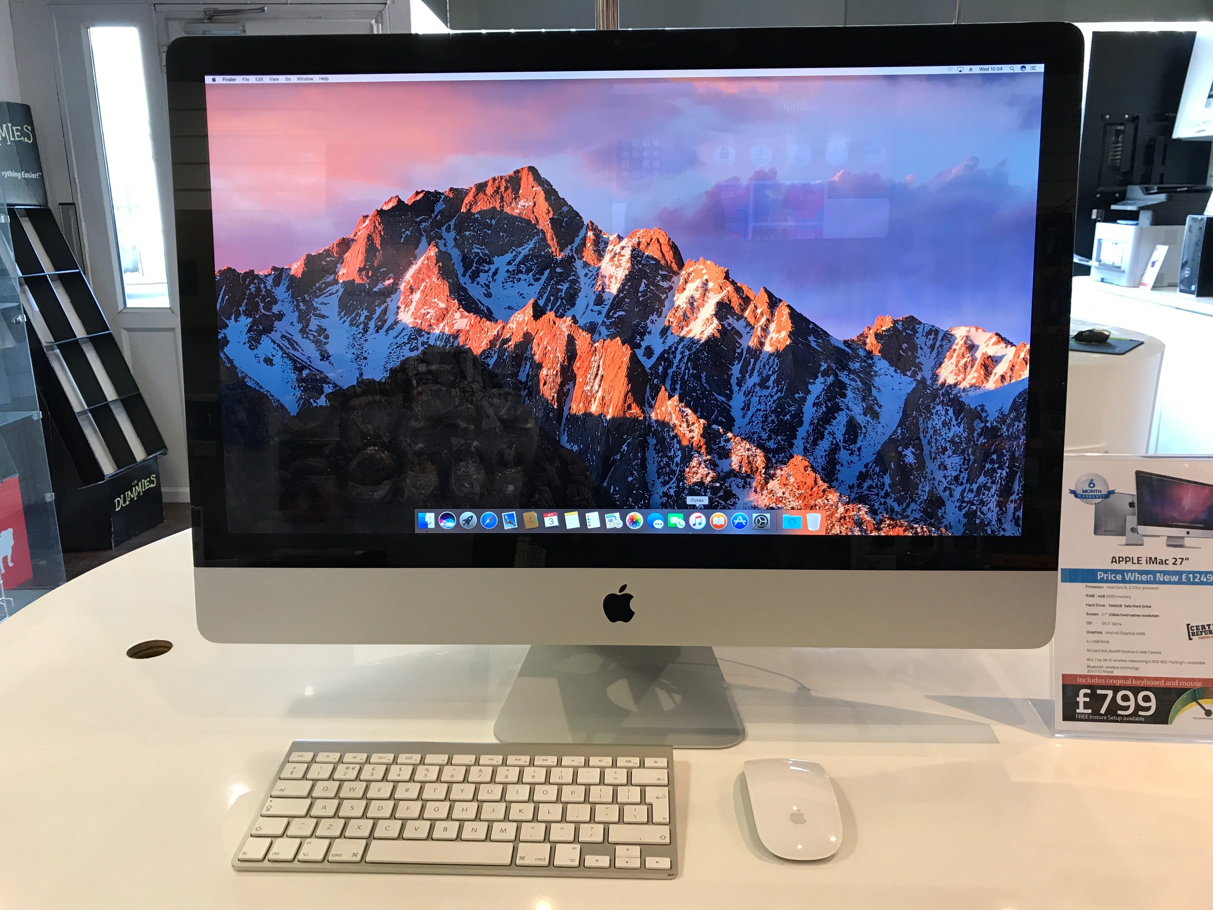 Apple 27" iMac 8GB 1TB 2011/12 High Sierra