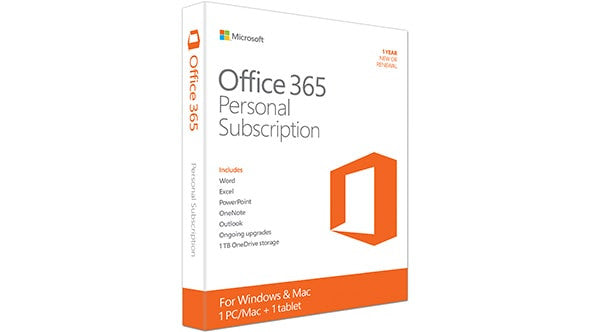 Microsoft Office 365 Personal (1 year)