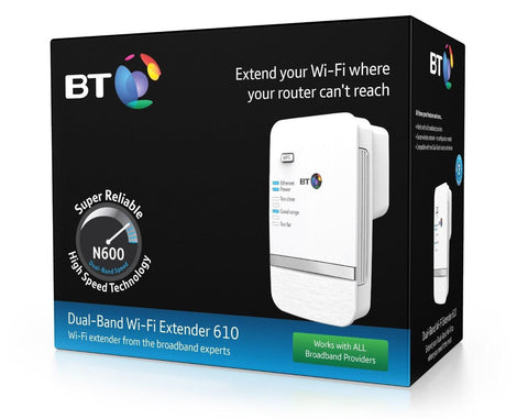 BT Dual-Band Wi-Fi extender 610